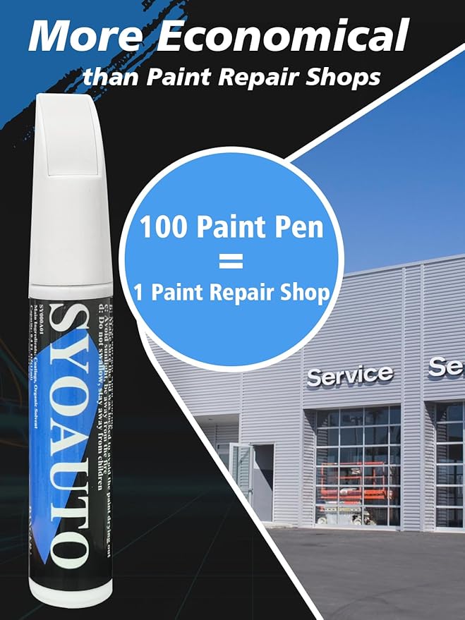 SYOAUTO White Platinum UG Touch Up Paint Fit for Ford Cars Auto Touch up Paint Scratch Repair Automotive Scratch Remover 2 in 1 White Platinum