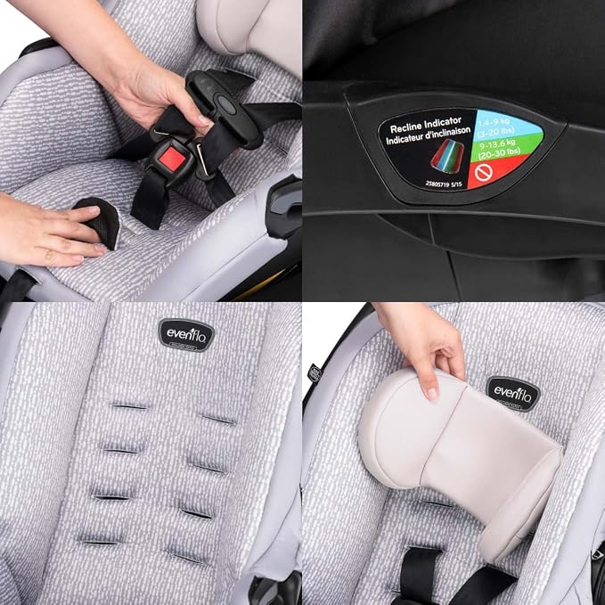 Evenflo LiteMax 30 Infant Car Seat (River Stone)
