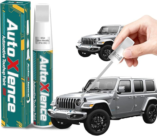 Billet Silver Metallic(PSC/JSC) Touch Up Paint Compatible with Jeep Car Paint Pen Scratch Repair Automotive Scratch Remover Fix Exact Color Match