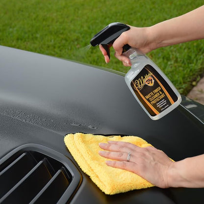 McKee's 37 - Matte Finish Cleaner & Protectant | Matte Paint Cleaner Safe for Vinyl Wraps, PPF - Streak-Free Shine, No Residue with UV Protection (22 oz)