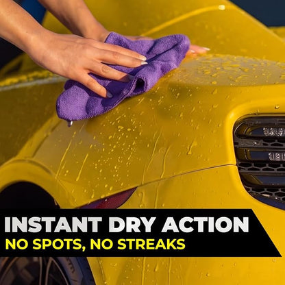 Car Spray Wax for Car Detailing - Quick and Easy Carnauba Liquid Car Wax Spray for Instant Gloss and Protection - Multi Surface Premium Brazilian Carnauba Car Wax Polish for All Vehicle Types