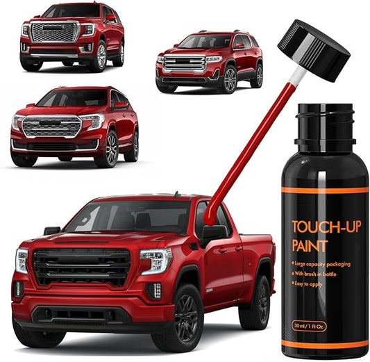 GSK/WA252F Cherry Red/Cayenne Red Touch Up Paint Compatible With GMC, DIY Car Paint Scratch Repair Kit, Automotive Paints, Quick Easy Fix Scratch Repair for Sierra/Terrain/Yukon/Acadia/Canyon