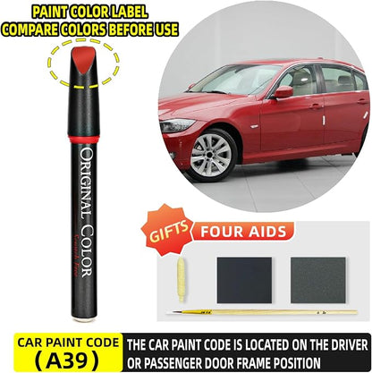 Carhoo A39 Barbera Red Touch Up Paint Suitable For BMW, Genuine Custom Color Absoulutely Without Color Differences (16ml)