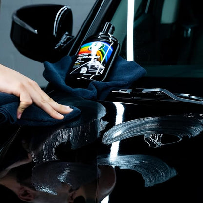 Turtle Wax 52708 Color Magic Car Paintwork Polish Restores Colour & Shine Black 500ml