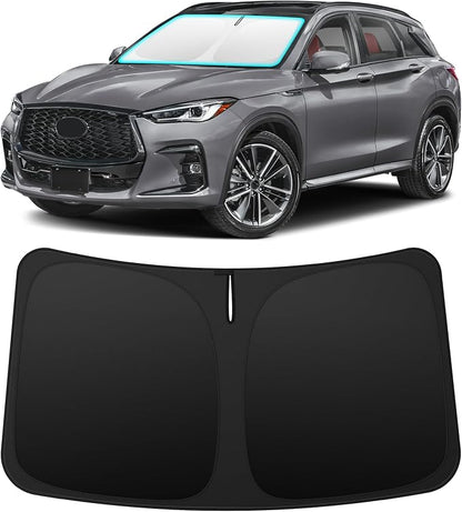 INSAUTO Custom Fit Windshield Sun Shade Accessories for Infiniti QX50 2019-2026, Foldable Front Window Sunshade, UV & Heat Reflector, Keeps Interior Cool, Includes Storage Bag