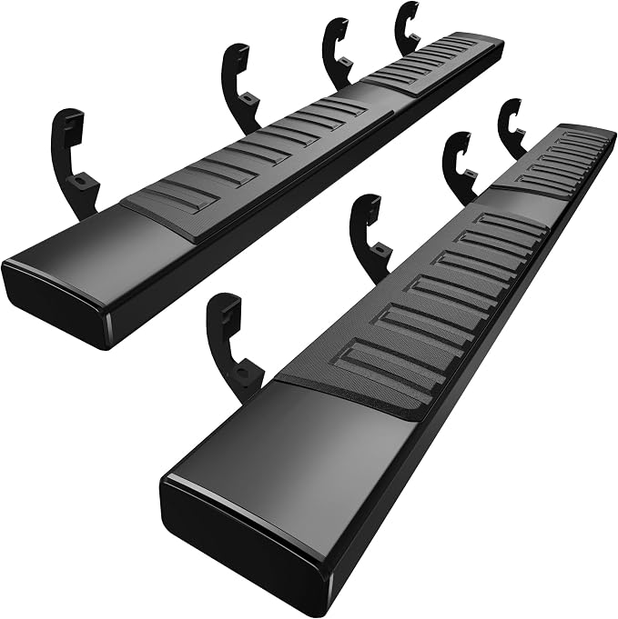 YITAMOTOR Running Boards Compatible with 2019-2026 Chevy Silverado/GMC Sierra 1500, 2020-2026 Silverado/Sierra 2500HD 3500HD Crew Cab(Excl. 2019 1500 LD), 6 Inches Aluminum Side Steps Nerf Bars