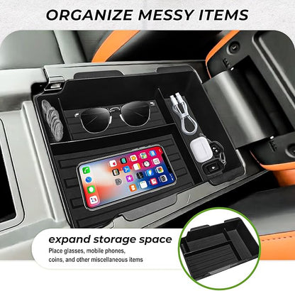 Center Console Organizer Fit for Honda Prologue EV 2024 2025, for Acura ZDX 2024 2025 Armrest Middle Storage Box Arm Rest Tray Interior Accessories