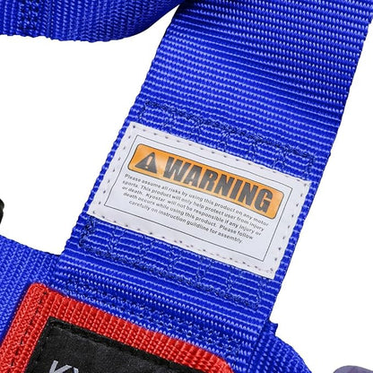 Kyostar 4 Point Harness Set 3 Inch with Ultra Soft Heavy Duty Shoulder Pads (8163 Blue)