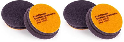 Koch-Chemie - One Cut Pad V2 - Medium Abrasive Pad for Removing Moderate Weathering & Scratches; Long-Lasting Compression Hardness; Contours Easily (76mm x 23mm) (Pack of 2)