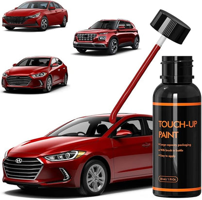 PR2 Scarlet Red/Fiery Red Touch Up Paint for Hyundai, DIY Car Paint Scratch Repair Kit, Automotive Paints, Quick & Easy Fix Scratch Repair Compatible with Elantra/Tucson/Sonata/Ioniq/Venue