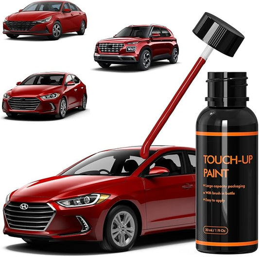 PR2 Scarlet Red/Fiery Red Touch Up Paint for Hyundai, DIY Car Paint Scratch Repair Kit, Automotive Paints, Quick & Easy Fix Scratch Repair Compatible with Elantra/Tucson/Sonata/Ioniq/Venue