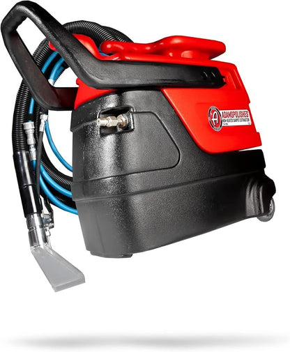 Adam's Polishes Non-Heated Carpet Extractor, Powerful Spot and Upholstery Cleaner, Clear Hand Tool, 15 Foot Hose, Easy Dirt and Spot Removal for Vehicles