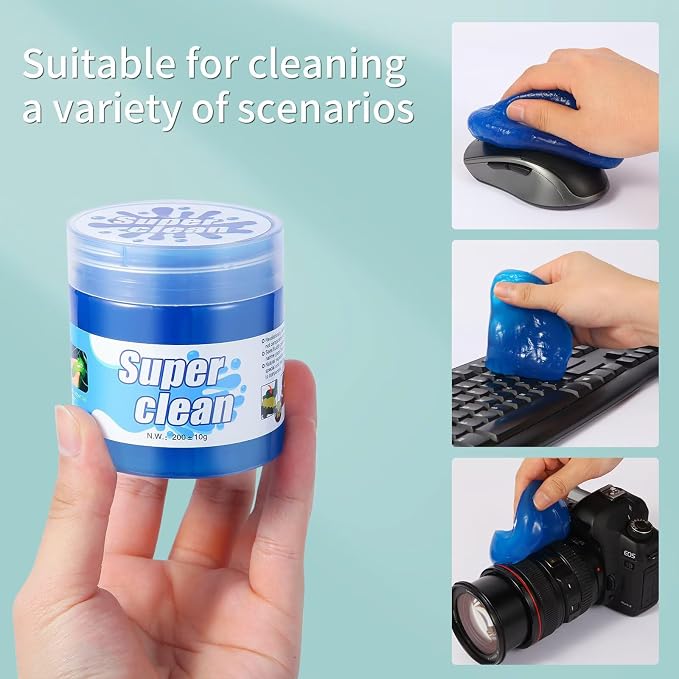 Car Interior and Exterior Soft bristles Detail dust Brush Interior dusting Brush Dashboard Cleaning Brush Home Office dusting Tools+ Double-Sided Suede Cleaning Towel+ Cleaning Cream