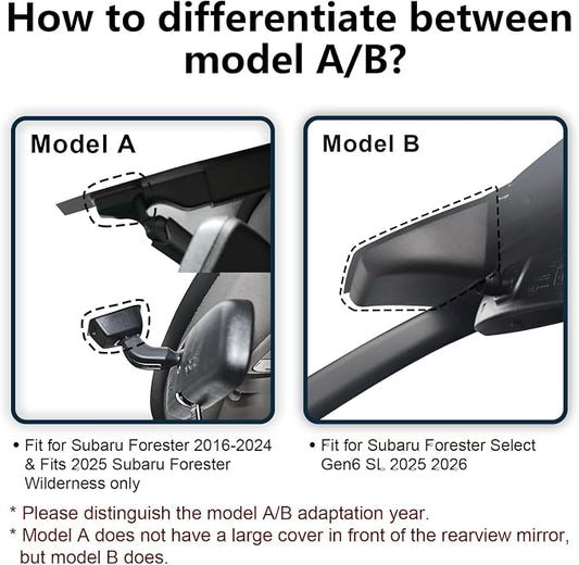 Front 4K & Rear 1080P Dash Cam Custom fit for Subaru Forester 2016-2024 & Fits 2025 Forester Wilderness only (Model A), Base Limited Premium Sport Touring etc, UHD 2160P Video,App & WiFi, 128GB Card