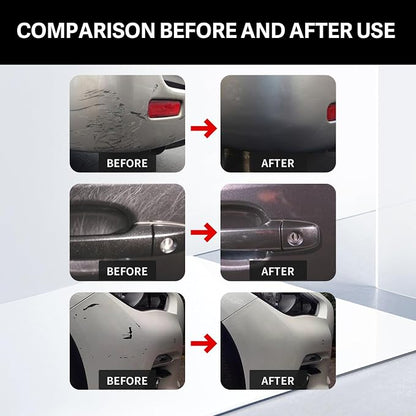 Scratch Remover for Vehicles - Car Paint Scratch Remover with Sponge & Wipe, Car Scratch Repair Kit for All Color, Auto Detailing Polish for Light to Deep Scratches (2PCS)