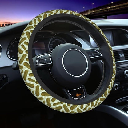 Pickles Steering Wheel Covers Non Slip Neoprene Steering Wheel Protector Cover Universal 15 Inch for Men Women Car Truck