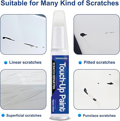 Midnight Black Metallic (218) Touchup Paint Compatible with Toyota, 2-in-1 Scratch Repair Pen Exact Color Match, Car Scratch Repair Pen