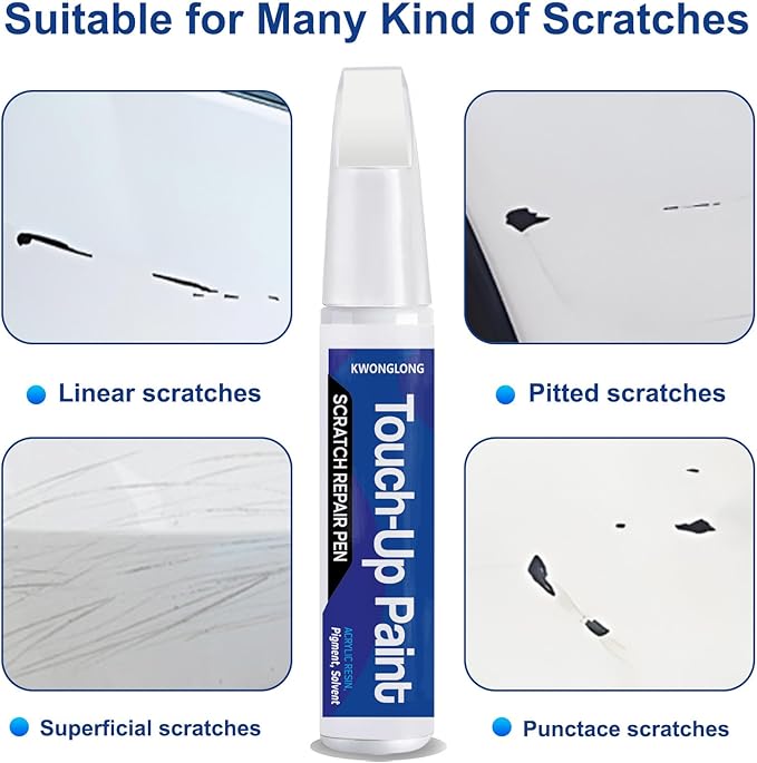 Supersonic Red 3U5 Touchup Paint Compatible with Toyota, 2-in-1 Scratch Repair Pen Exact Color Match, Car Scratch Repair Pen