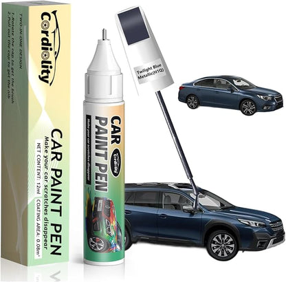 H1Q Twilight Blue Metallic Touch Up Paint for Subaru, Color Accurate Car Paint Scratch Repair Pen, Quick & Easy Fix Automotive Chips and Nicks