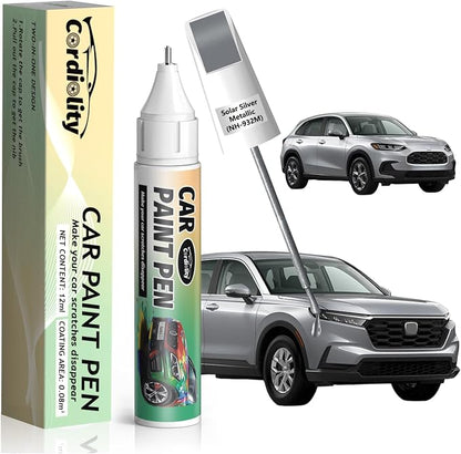 Solar Silver Metallic(NH-932M) Touch Up Paint Pen for Honda,Car Paint Scratch Repair Pen Quick and Easy Fix Auto Paint Scratch
