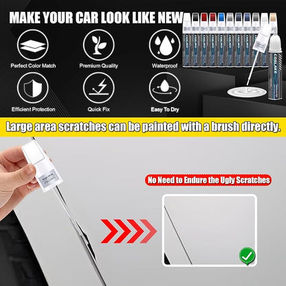 Car Touch Up Paint(Delmonico Red Pearl-Coat(PRV/NRV)) for Dodge Ram, Car Paint Scratch Repair Kit, Quick & Easy Solution to Repair, 2 in 1 Scratch Remover Pen with 2PCS Disposable Micro Applicators
