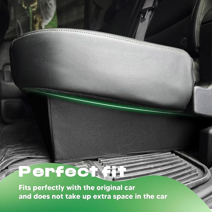 Autorder Foldable Under Seat Storage Organizer for 2019-2026 Chevy Silverado/GMC Sierra 1500 & 2020-2025 2500HD/3500HD, 600D Oxford Fabric Waterproof Underseat Tool Box Accessory for Double & Crew Cab