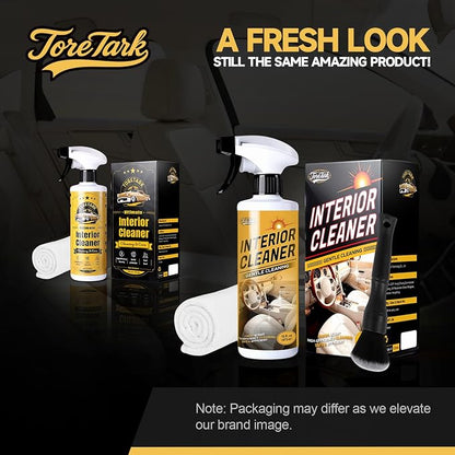 toretark Interior Car Cleaner Kit for Tesla, pH-Neutral Safe for All Surface, 2-in-1 Modes Car Upholstery Cleaner for BMW Accessories, Cleaning Kit Interior for Mercedes Benz Car Accessories