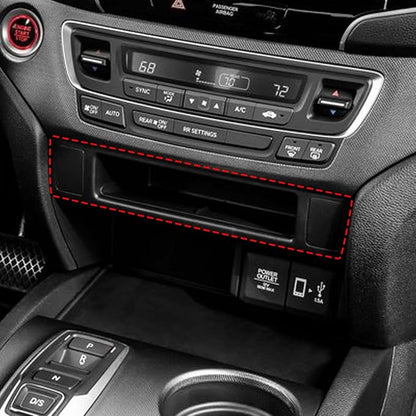crosselec Carbon Fiber Central Control Steering Wheel Dashboard AC Panel Vent Cover Trim Kit for 2016-2018 Honda Pilot for 2017-2024 Ridgeline