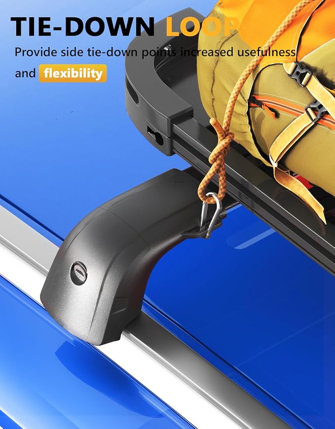 Tuyoung 300lbs Lockable Roof Rack Cross Bars Compatible with BMW X3 G01 2018-2026 (Not for G45), Heavy Duty Aluminum Roof Rails Crossbars Rooftop Cargo Carrier Luggage SUV Accessories