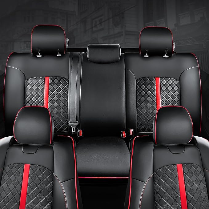 Carlimeki Tacoma Seat Covers Custom Fit for 2005 2006 2007 2008 2009 2010 2011 2012 2013 2014 2015 Crew Cab 2nd Gen Tacoma Base, PreRunner, TRD Pro - Center Console Armrest Covers - Fully Covered