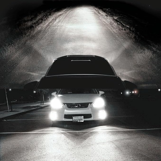 9012 Halogen Headlight Bulb 12V 55W, Auto Light Hir2 For High & Low Beam White 5000K Headlamp Head light Super Bright Long Life 2 pack