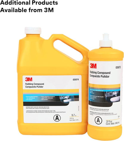 3M Rubbing Compound, 05973, Liquid Formula,1 qt (32 fl oz/946 mL)