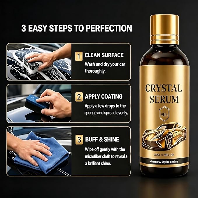 2PCS PTZ Crystal Serum, Advanced Graphene Crystal Serum Ceramic Coatings for Cars, 9H Graphene Coating, Coatings for Auto Car Paint Protection