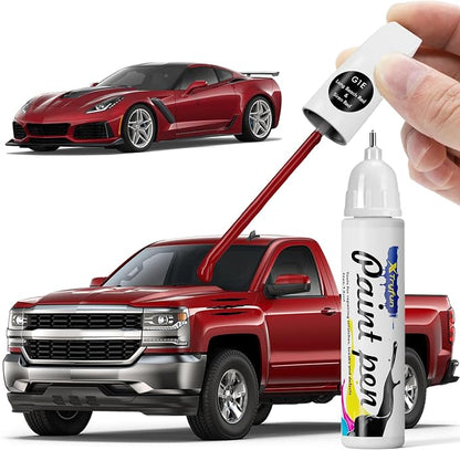 G1E/WA405Y Crimson Siren Red Touch Up Paint Compatible with Chevrolet, DIY Car Paint Scratch Repair, Quick & Easy Fix Automotive Scratch Repair for Chevy Silverado/Equinox/Tahoe/Travers