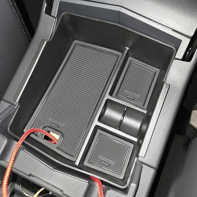 JKCOVER Center Console Organizer Tray Compatible with 2025 Subaru Forester Interior Armrest Insert Storage Box Easy Removal Accessories