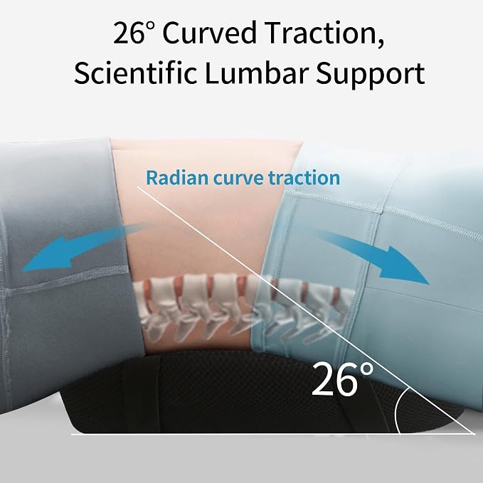 2 Pack Lumbar Support Pillow,Memory Foam Back Cushion for Office Chair,Car Seat,Travel,Ergonomic Posture Corrector for Lower Back Pain Relief,Black