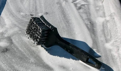 Heavy Duty Tire Brush - Durable Bristles, Ergonomic Handle, Versatile for Tires, Wheels, Mats, Ideal for Cars, Trucks, SUVs, RVs, Home, and More
