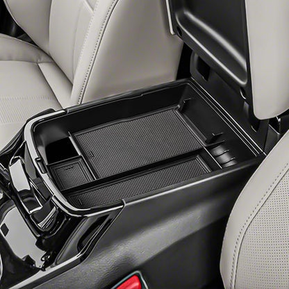 HGWEI Center Console Organizer Compatible with Kia Telluride 2020 2021 2022 2023 2024 2025 2026 Interior Accessories Insert Tray Coin Holder Armrest Secondary Storage Box, Black