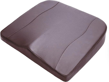 Lofty Aim Car Seat Cushion, Comfort Memory Foam Car Cushions for Driving - Sciatica & Lower Back Pain Relief, Driver Seat Pillow for Auto, Office Chair, Wheelchair - Classic Brown