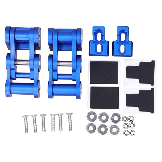 Hood Latches Kit Durable Secure Locking System for JK 2 Door & Unlimited 4 Door 2007‑2017 Off Roading Enthusiasts (Blue)