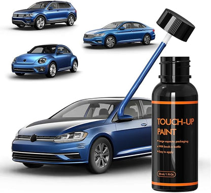 LD5L Silk Blue Touch Up Paint for Volkswagen, DIY Car Paint Scratch Repair Kit, Automotive Paints, Quick & Easy Fix Scratch Repair for Tiguan/GTI/Golf/Passat/Touareg/Eos/CC/Touran