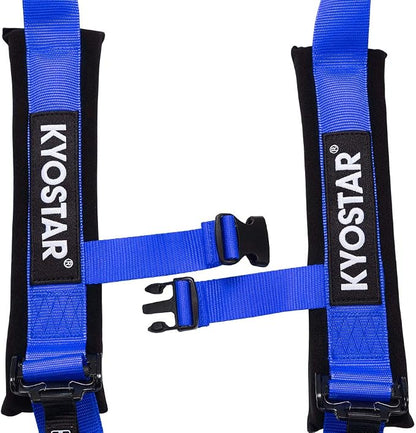Kyostar 5 point Black Series Latch and Link Safety Harness Set(8153 Blue)