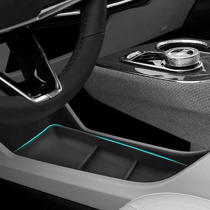 SHAOHAO for 2025 2026 Cadillac Optiq Under Console Organizer Fit for 2025 2026 Cadillac Optiq Accessories (Luxury, Sport) Lower Organizer Tray Increase Sapce 2025 2026 Optiq Under Console Tray
