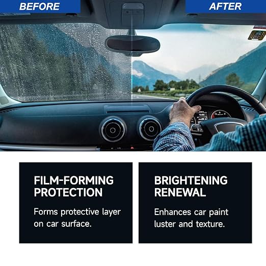 Nano Ceramic Coating for Cars, Nano Quick Coat Restores, Revolutionary Nano Spray for Car Detailing, Deep Gloss Shine and Long-Lasting Polish (2Pcs)