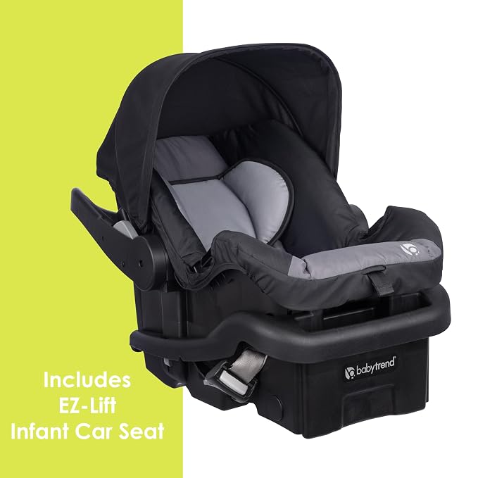 Baby Trend Journey Jogger Travel System with EZ-Lift Infant Car Seat, Stellar Black