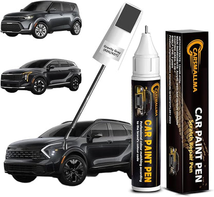 KDG/KDT Gravity Gray Car Touch Up Paint for Kia, Color Accurate Car Paint Scratch Repair Pen Kit Quick & Easy Fix Vehicle Chips and Automotive Nicks Scuff
