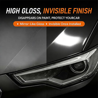 TPU PPF Hydrophobic Clear Paint Protection Film Self Healing Car Clear Glossy Wrap Film (1ft x 5ft, Gloss White)