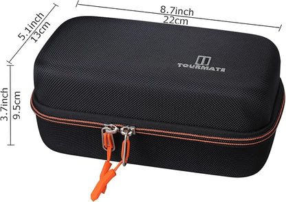 Tourmate Hard Case Compatible AstroAI Car Jump Starter, Travel Case for AstroAI/S ZEVZ 2000A 12V 18000mAh Car Battery Charger Holder (Box Only)(Black+Orange)