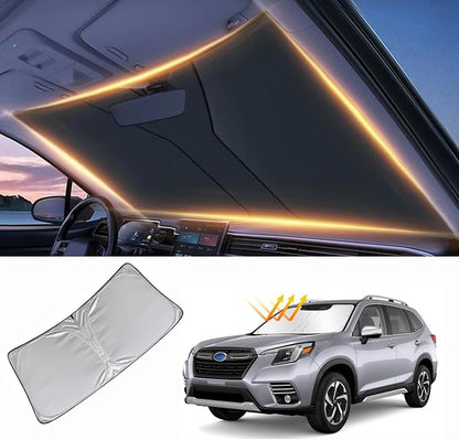Windshield Sun Shade for Subaru Legacy Forester Outback Front Window Shades Cover for Windshield Sun Visor Protector Car Accessories