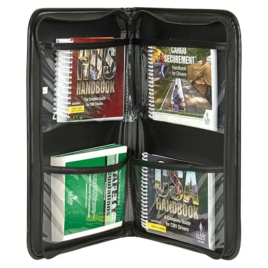 Deluxe CMV Handbook Kit & Portfolio - Truck Driver Essentials Pack Includes Cargo Securement, CSA, FMCSR, and Hours of Service, J. J. Keller & Associates, Inc.